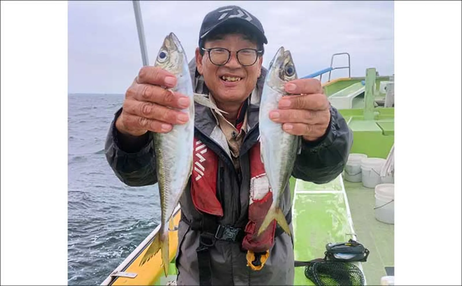 走水沖のビシアジ釣りで30〜40cm級連発【神奈川】アタリ活発でトップ96