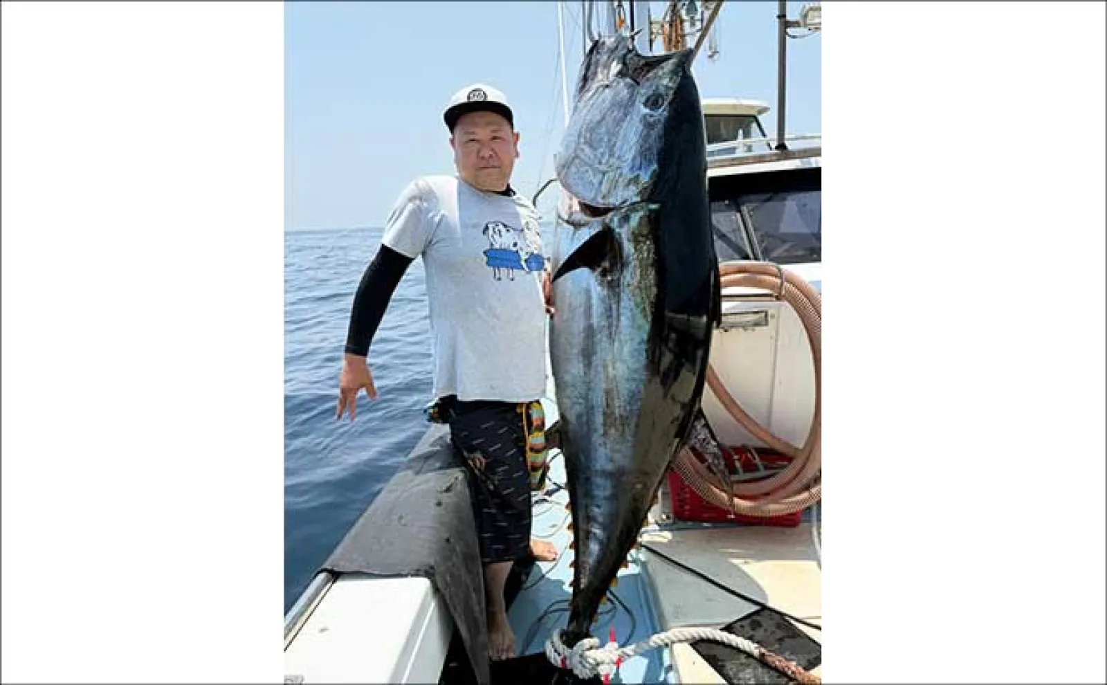 【沖釣り釣果速報】響灘の船フカセ釣りで160kg超クロマグロを手中(福岡)
