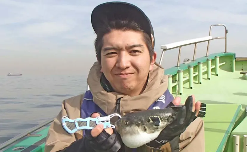 東京湾トラフグ釣りに初挑戦【千葉・吉野屋】カットウ仕掛けで本命キャッチ成功！