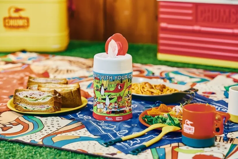 「チャムス×エリエール」がコラボ！2種のデザインを楽しめる「除菌できるアルコールタオル」のコラボボトルが発売