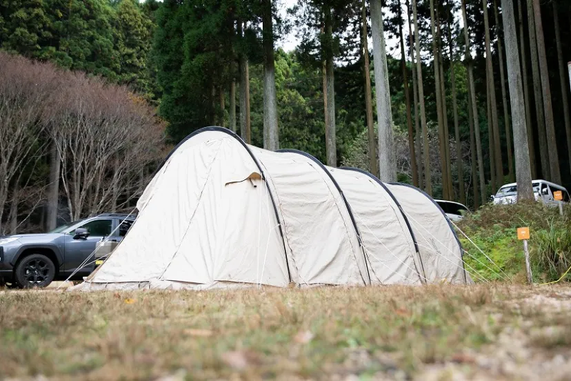 少しずつ集めたギアに心躍る！ファミリーキャンプはみんなで楽しむ