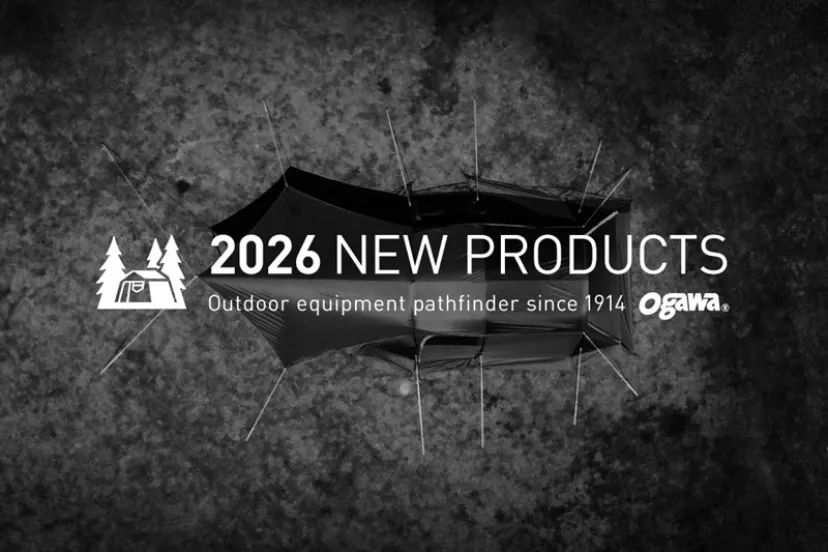 老舗ブランド「ogawa」から2026年新作が登場！ビギナー向けテントから人気モデルのT/C版までラインナップ