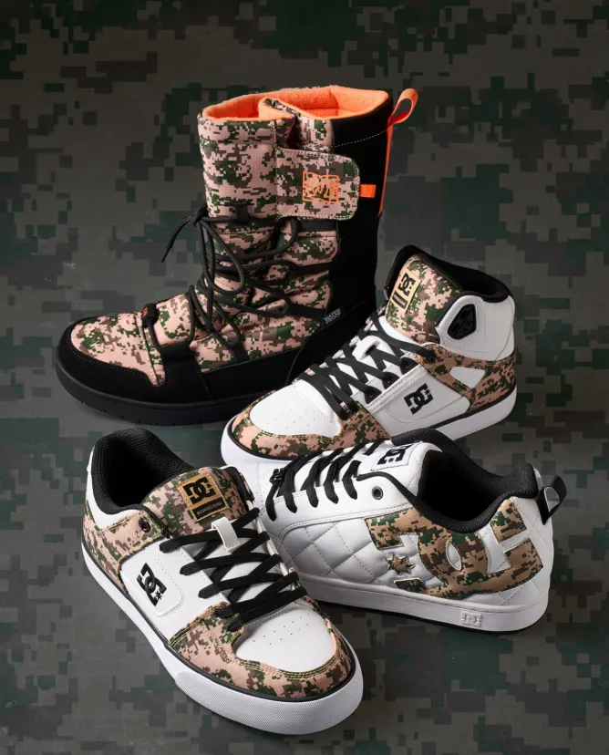 DC Shoes、デジタルカモ柄を大胆に取り入れた2026年秋冬「DIGITAL CAMO COLLECTION」登場。オリジナルバンダナがもらえるキャンペーンも開催