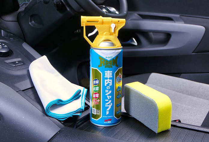 ルームピア 車内のシャンプー、マドエグゼクロス、シボエグゼブラシ